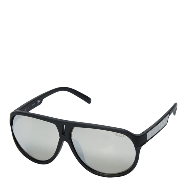 Men's Matte Black Sunglasses 64mm - BrandAlley