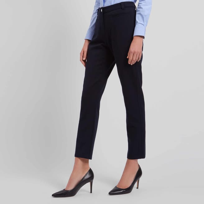 Dark Navy Jetted Pocket Trousers - BrandAlley