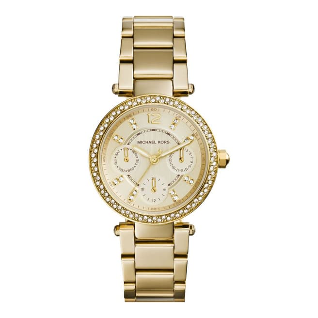 Women's Gold Parker Michael Kors Watch Watch - BrandAlley