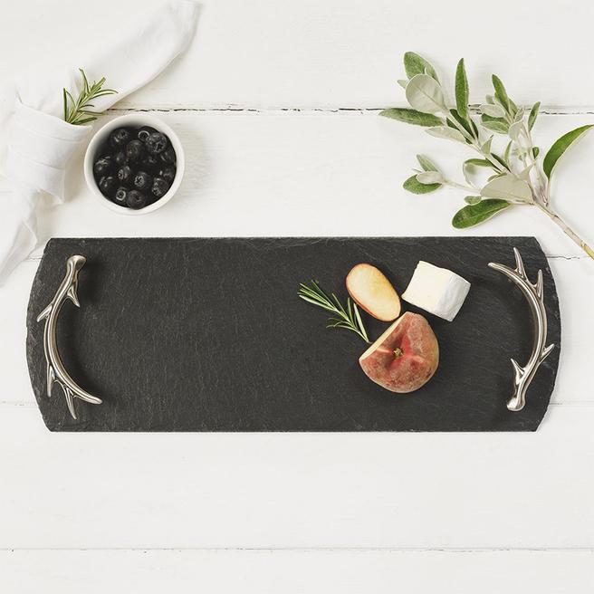 Small Serving Tray with Antler Handles BrandAlley