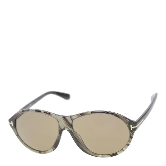 Women's Grey Marble Sunglasses 60mm - BrandAlley