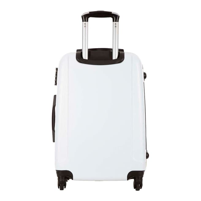 White Mystic 4 Wheeled Suitcase 70cm - BrandAlley