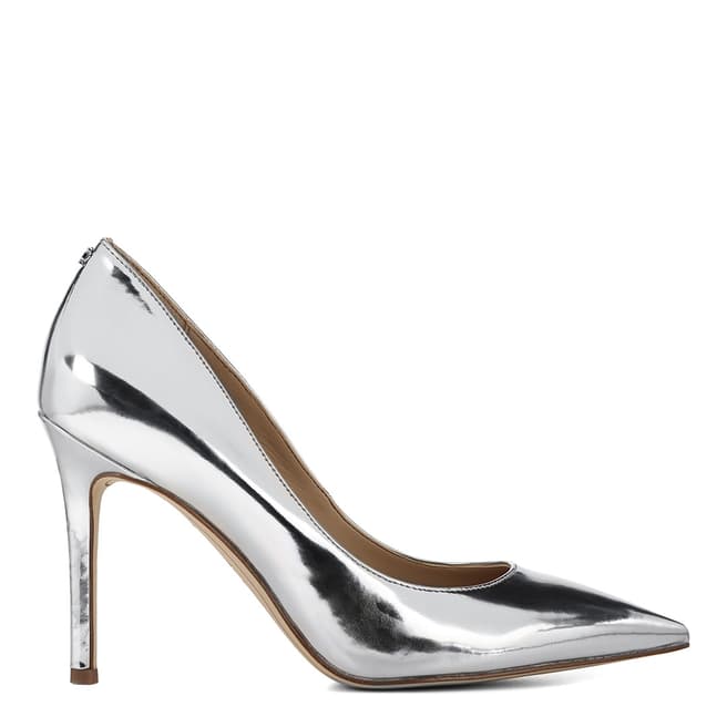 Silver Leather Hazel court shoe - BrandAlley