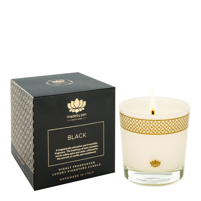 Signature Scented Candle- Black - BrandAlley