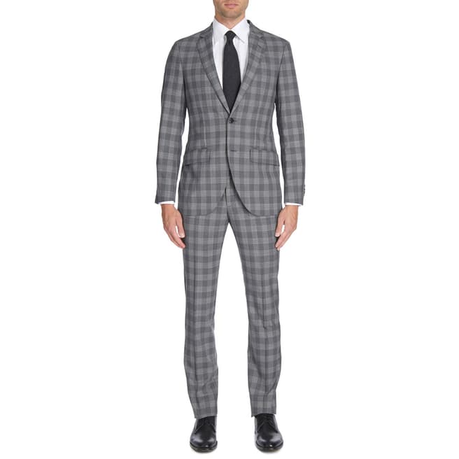 Dark Grey Plain Mayfair Suit Jacket - BrandAlley