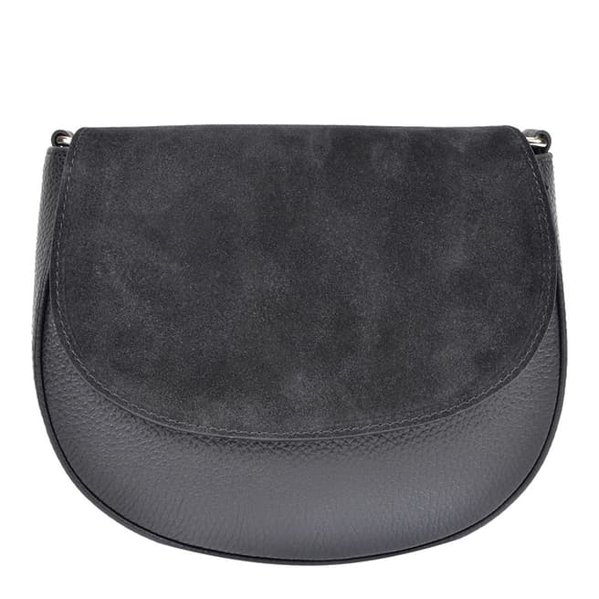 Black Leather Isabella Rhea Crossbody Bag - BrandAlley
