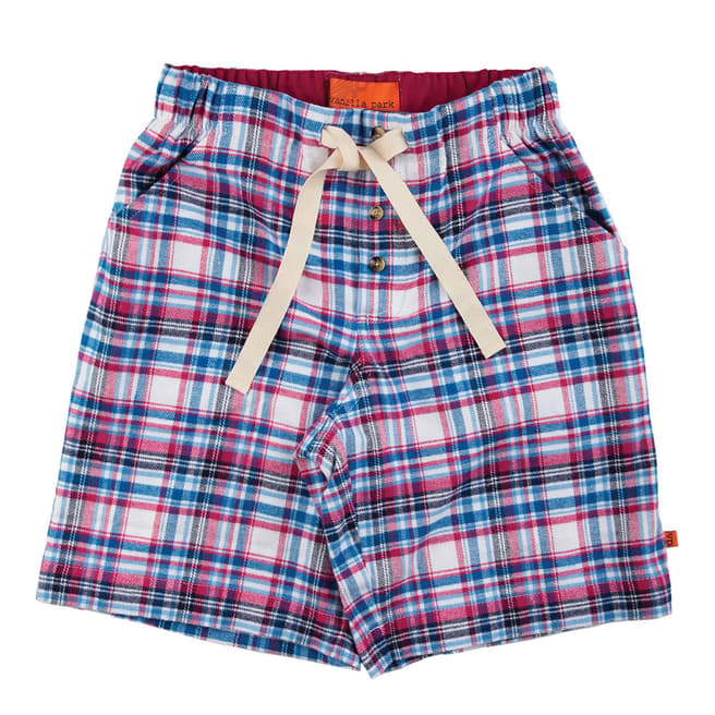 Boy's Multi Easton Check Cotton Shorts - BrandAlley