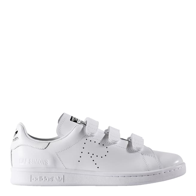 White Leather Raf Simons Stan Smith Comfort Sneakers - BrandAlley