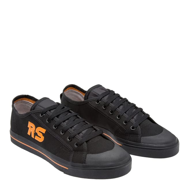 Black Orange Raf Simons Spirit Low Sneakers - BrandAlley