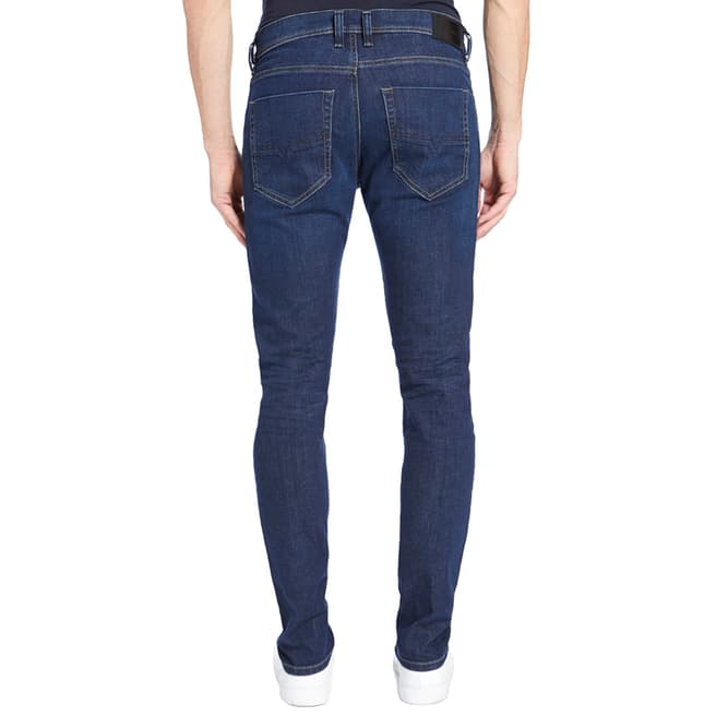 Dark Blue Tepphar Slim Stretch Jeans - BrandAlley
