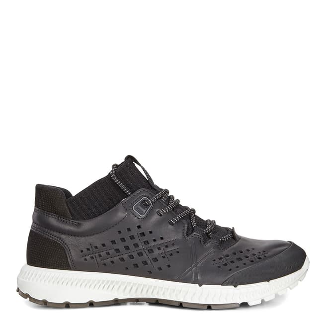 Black Leather Intrinsic TR Sneakers - BrandAlley