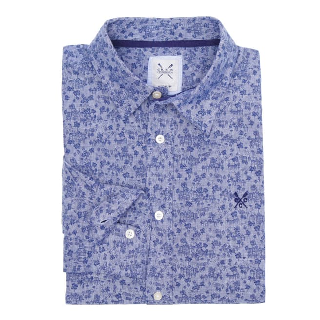 Blue Print Long Sleeve Shirt - BrandAlley