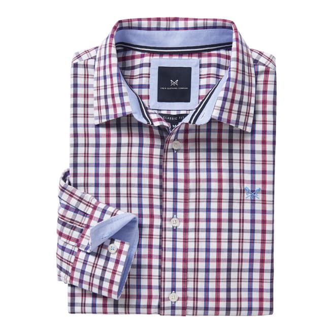 Red/Blue Belstone Classic Check Shirt - BrandAlley