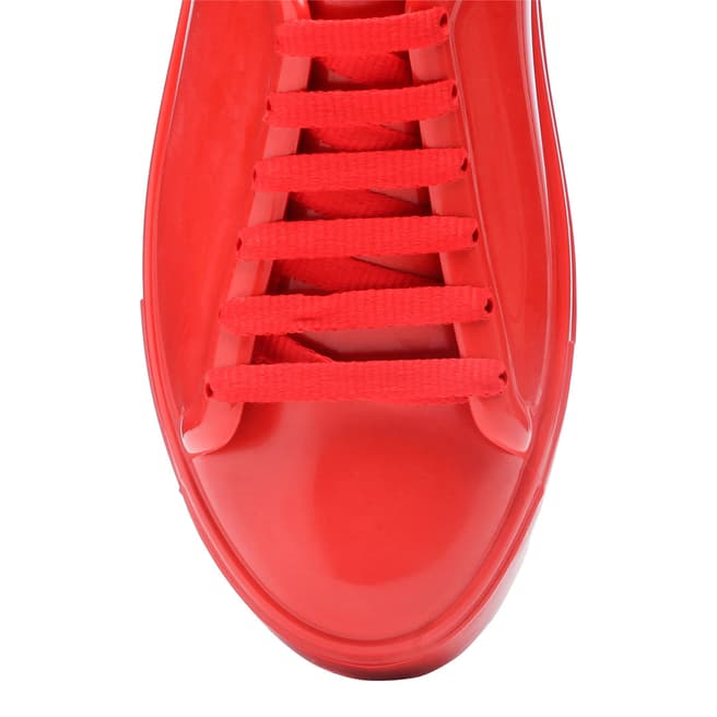 Red Be 20 Flat Melissa Sneakers - BrandAlley