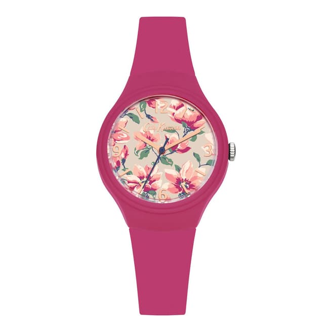 Dark Pink Magnolia Watch - BrandAlley