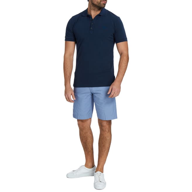 Navy T-Night Cotton Polo Top - BrandAlley