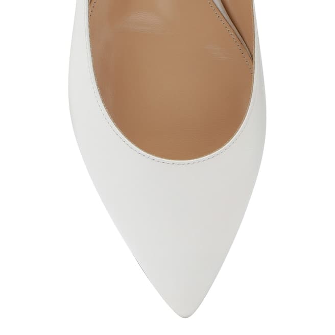 Off White Suede Luxe Flats - BrandAlley