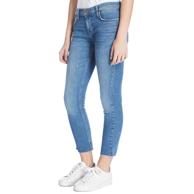 Blue Wash Sawyer Cropped Straight Jeans - BrandAlley