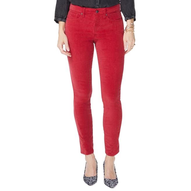 Red Sheri Slim Stretch Jeans - BrandAlley