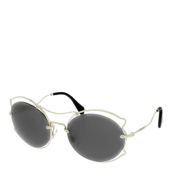 Women's Gold Miu Miu Sunglasses 57mm - BrandAlley