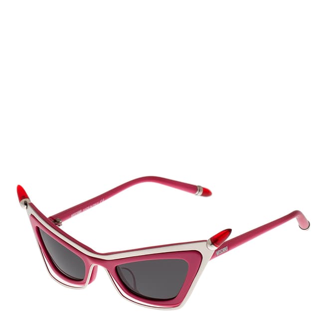 Women's Purple/White Moschino Sunglasses 48mm - BrandAlley
