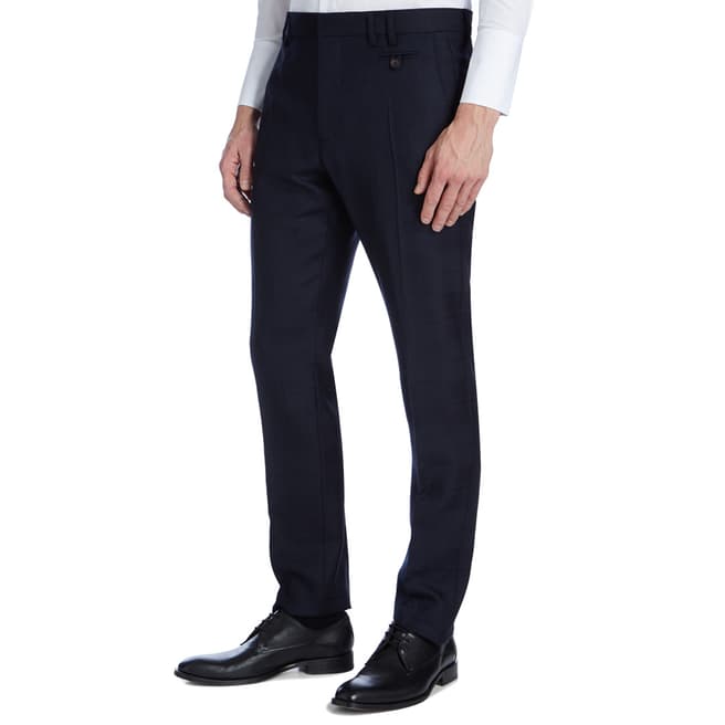 Navy Classic Trousers - BrandAlley