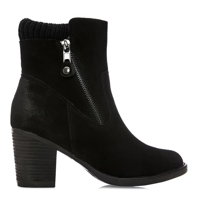 Black Suede Breadi Ankle Boots - BrandAlley
