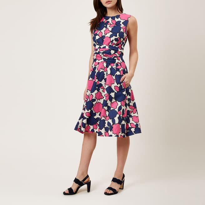 Natural/Floral Colwyn Twitchill Dress - BrandAlley