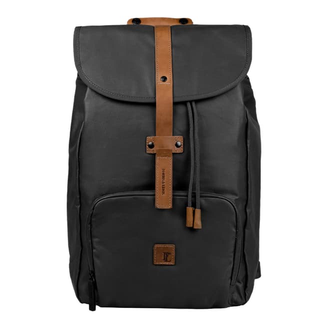 Ash Black/Brown Lincoln Backpack - BrandAlley