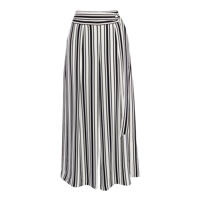 Black and White Engineered Stripe Trouser - BrandAlley