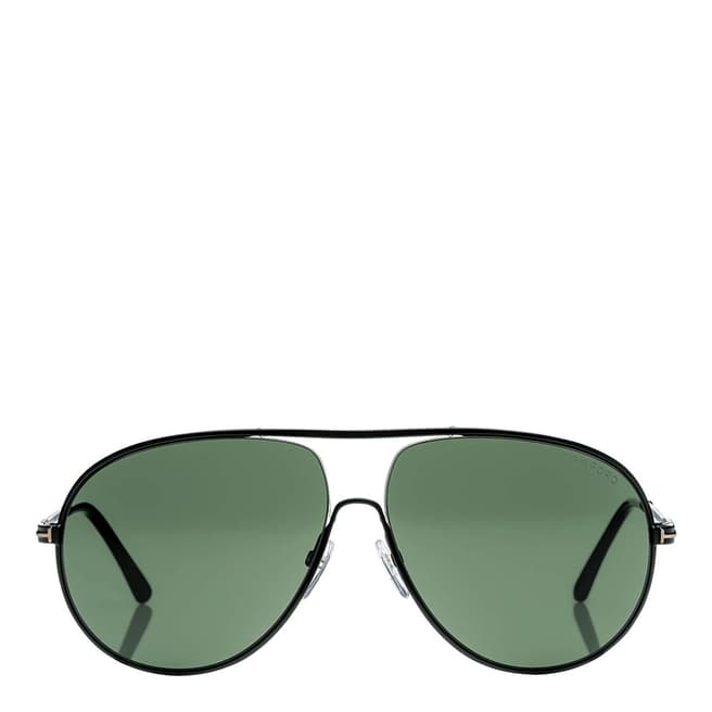 Men's Matte Black/Green Tom Ford Sunglasses 61mm - BrandAlley