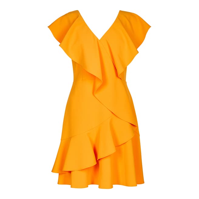 Tangerine Georgia Ruffle Pop On Dress - BrandAlley