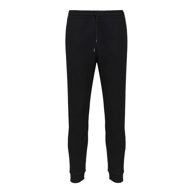 Black Katman Cotton Fleece Trousers - BrandAlley