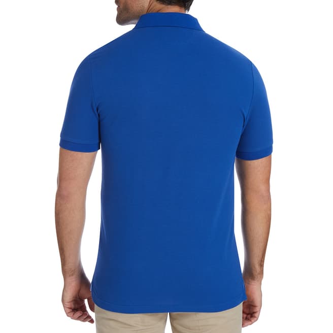 Bright Blue Classic Logo Polo Shirt - BrandAlley