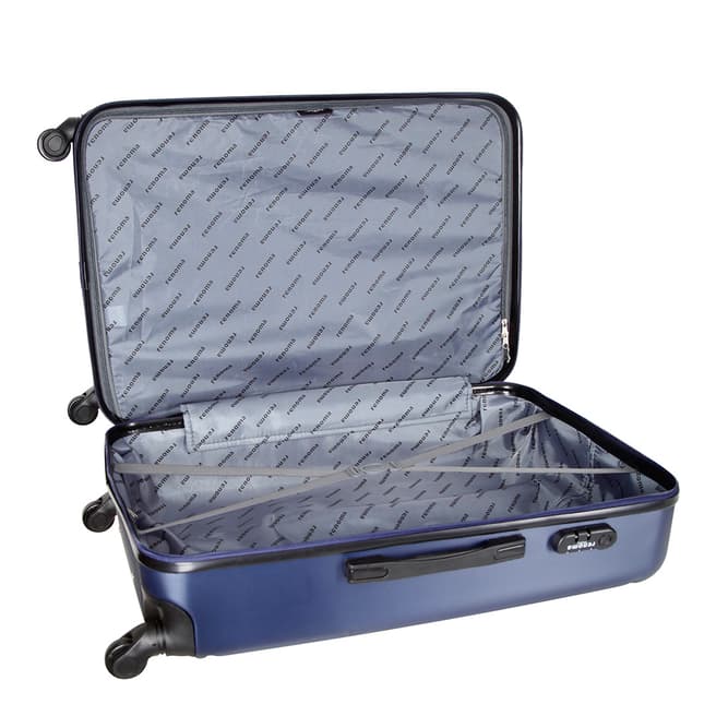 Marine Blue Levy 4 Wheel Suitcase 60cm - BrandAlley