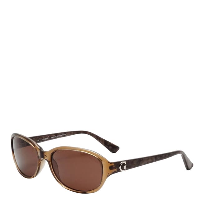 Women's Brown Guess Sunglasses 57mm - BrandAlley