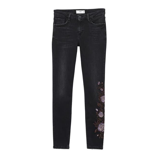Floral embroidery jeans - BrandAlley