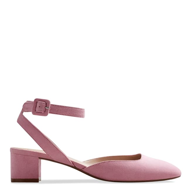 Bubblegum Pink Turne Ankle-Cuff Slingback Heels - BrandAlley