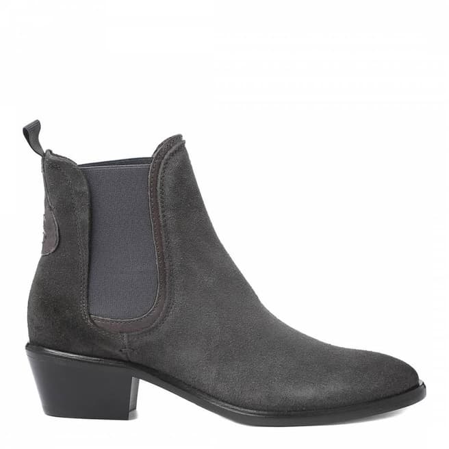 Grey Suede Serpa Ankle Boots - BrandAlley