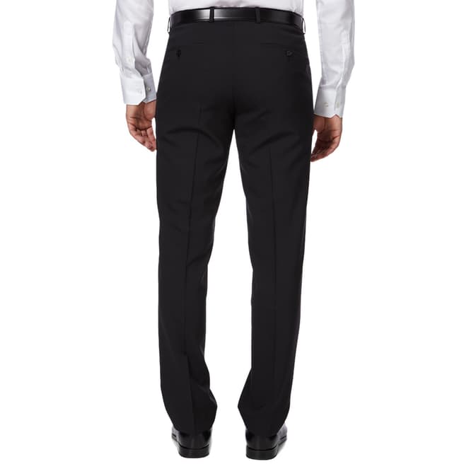Black Shout Wool Blend Suit Trousers - BrandAlley