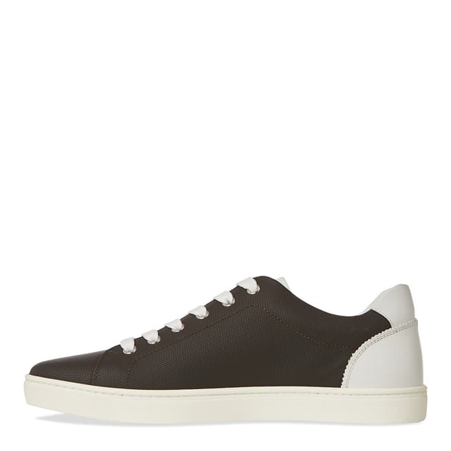 Black & White Lace Up Sneakers - BrandAlley
