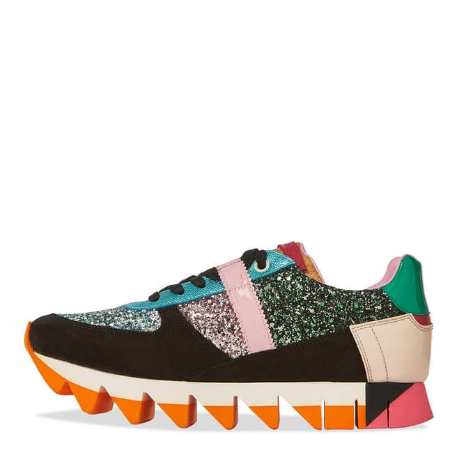 Multi Coloured Embellished Chunky Sole Sneakers - BrandAlley