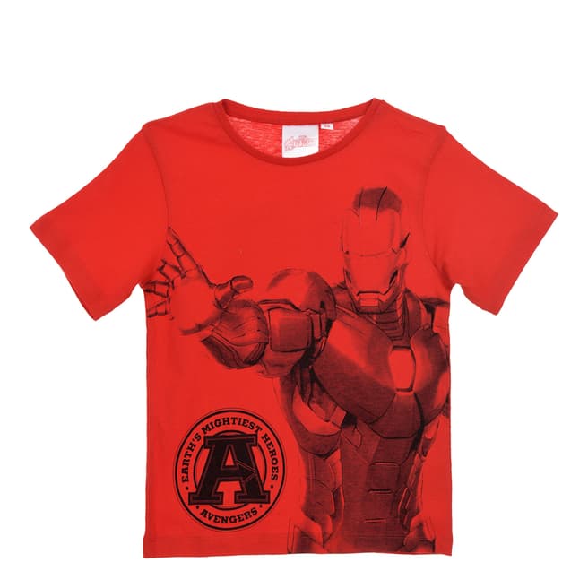 Boys Red Avengers T Shirt - BrandAlley