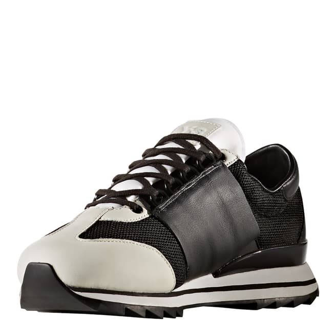 Black & Cream Y-3 Rhita Sport Sneakers - BrandAlley