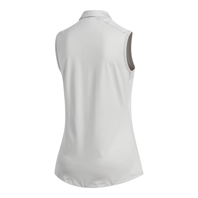 Grey Ultimate365 Sleeveless Polo Shirt - BrandAlley