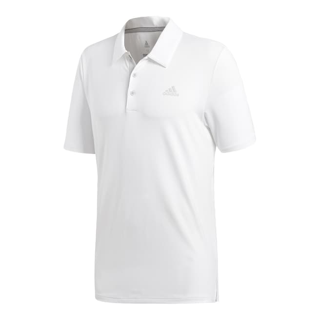 White Ult 365 Solid Polo - BrandAlley