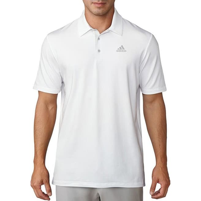White Ult 365 Solid Polo - BrandAlley