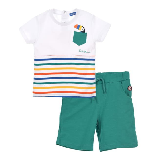 Kids White and Green Set - BrandAlley