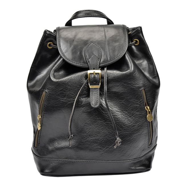 Sofia Cardoni Black Drawstring Backpack - BrandAlley