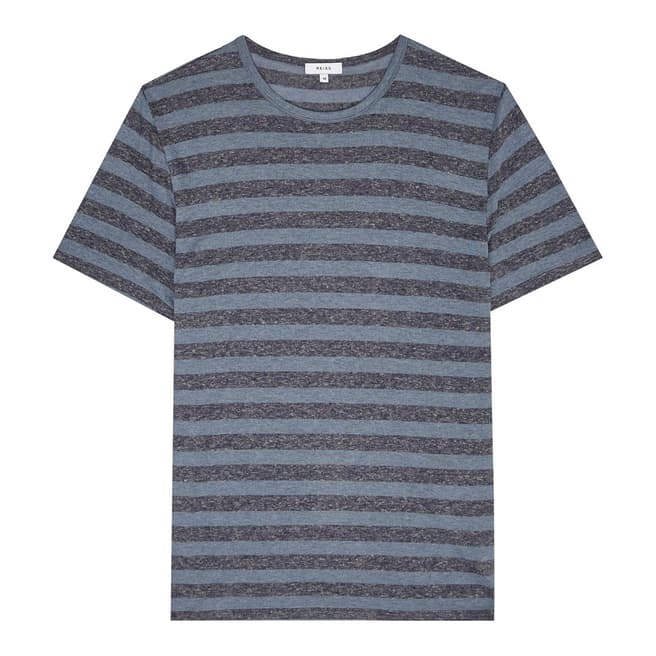 Blue Swinton Jersey T-Shirt - BrandAlley